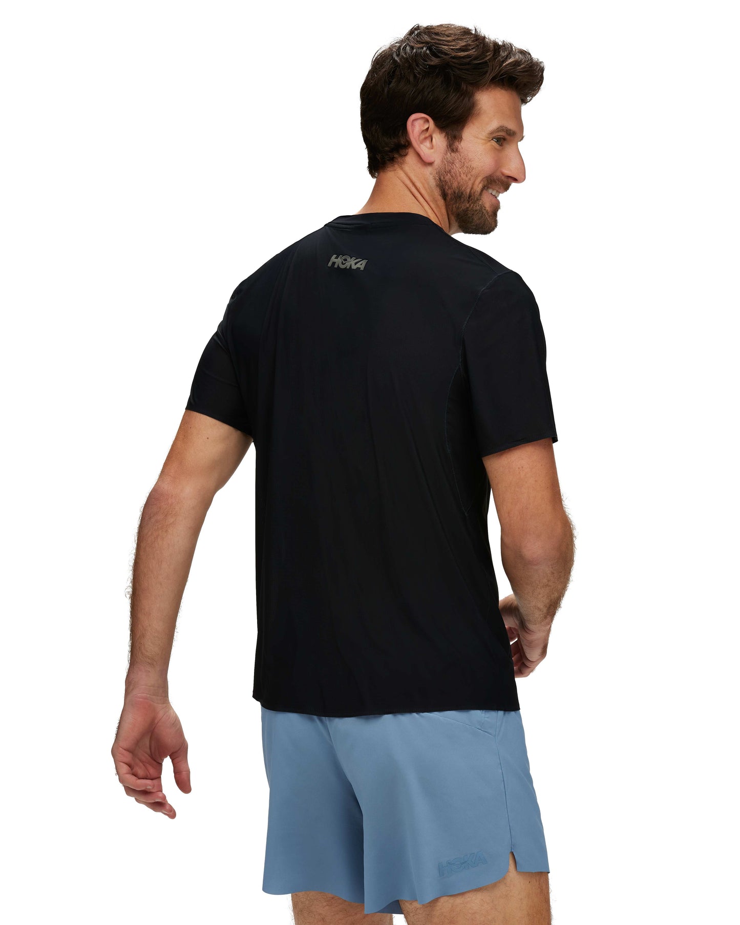 M AIROLITE RUN SHORT SLEEVE - חולצת ריצה לגברים טי אירולייט - שרוול קצר