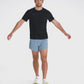 M AIROLITE RUN SHORT SLEEVE - חולצת ריצה לגברים טי אירולייט - שרוול קצר בצבע שחור