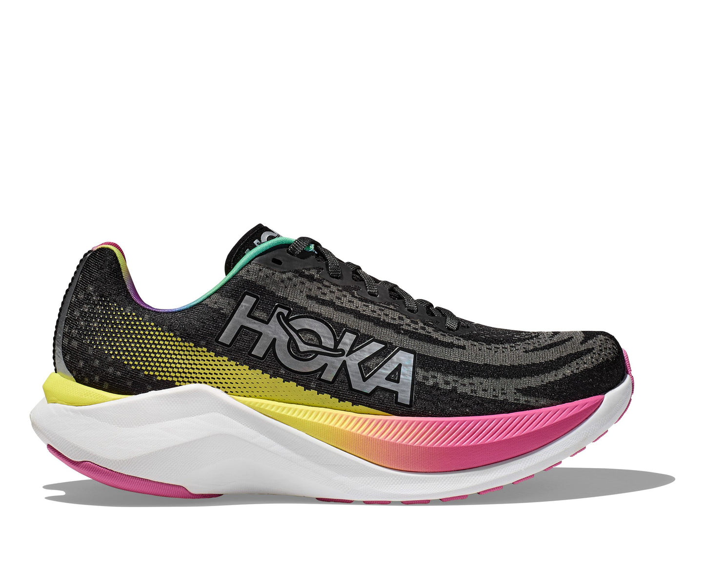 Hoka Mach X - נעלי ספורט לנשים הוקה מאכ איקס בצבע שחור/כסף