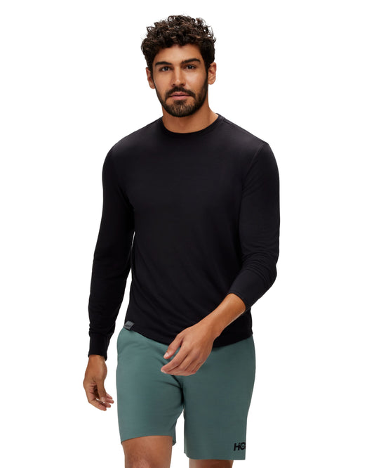 Hoka Essential LS Tee - חולצת טי שרוול ארוך אסנשיאל לגברים