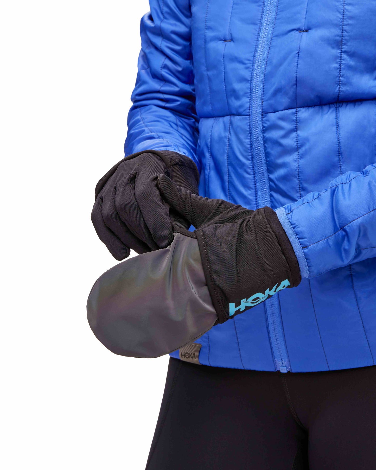 כפפות פליז לריצה – HOKA Coldsnap Fleece Gloves