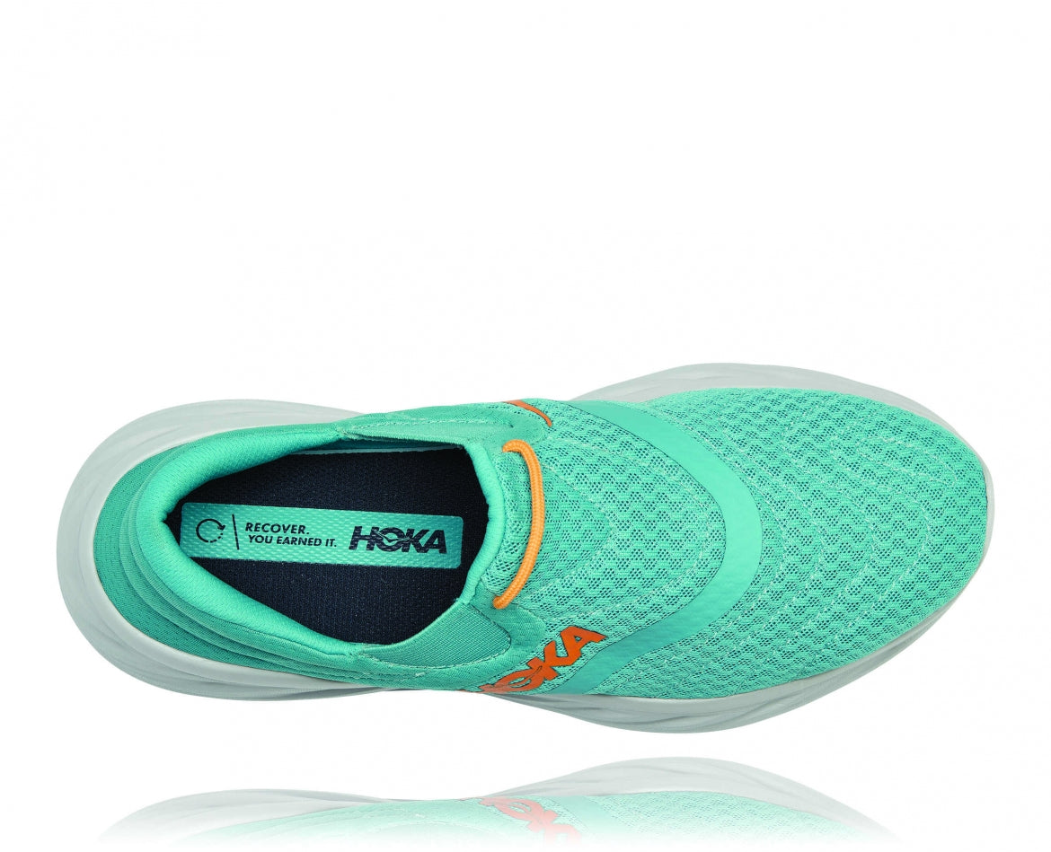 Hoka Ora Recovery Shoes 2 – נעלי גרב גברים אורה 2 בצבע טורקיז/כתום