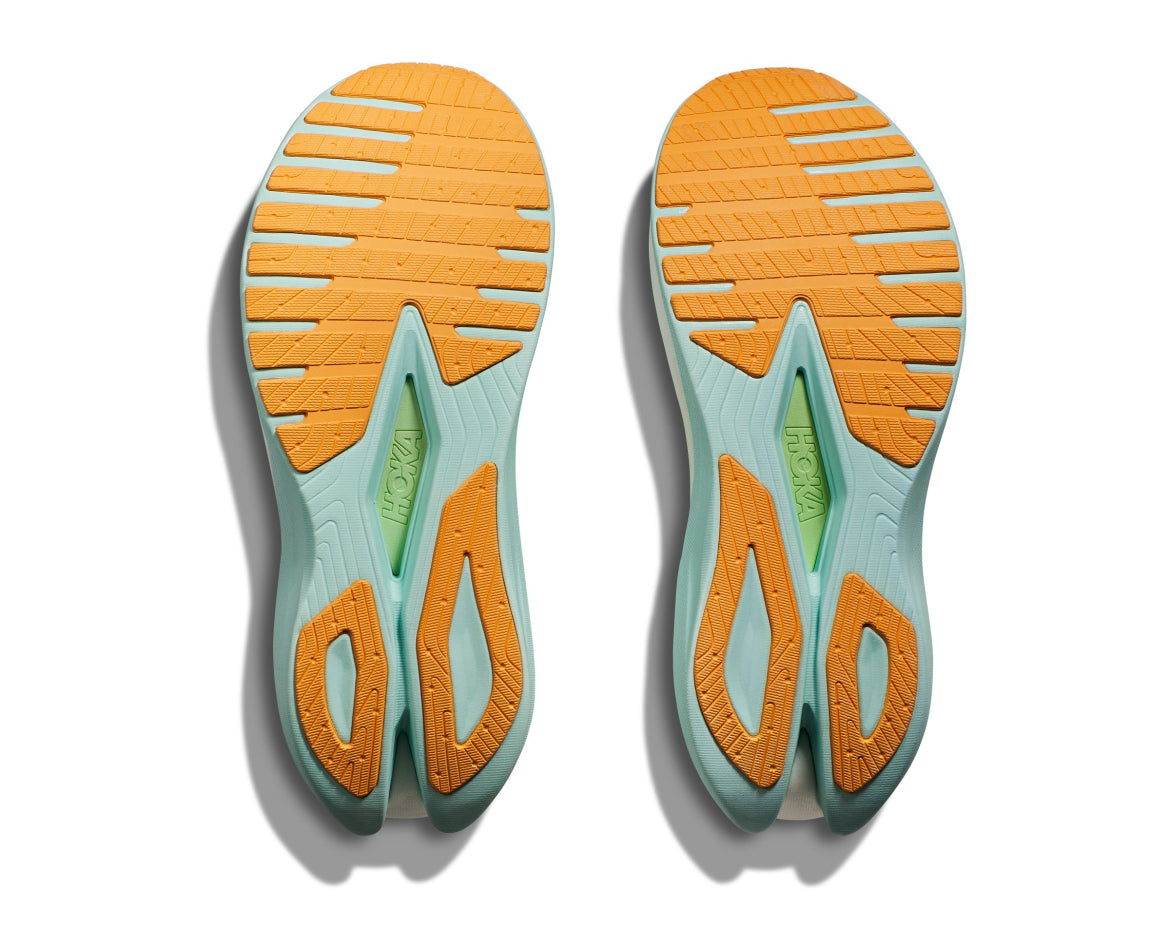 Hoka Mach X - נעלי ספורט לנשים הוקה מאכ איקס בצבע ליים מבריק/אוקיינוס