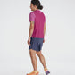 M AIROLITE RUN SHORT SLEEVE - חולצת ריצה לגברים טי אירולייט - שרוול קצר בצבע ורוד